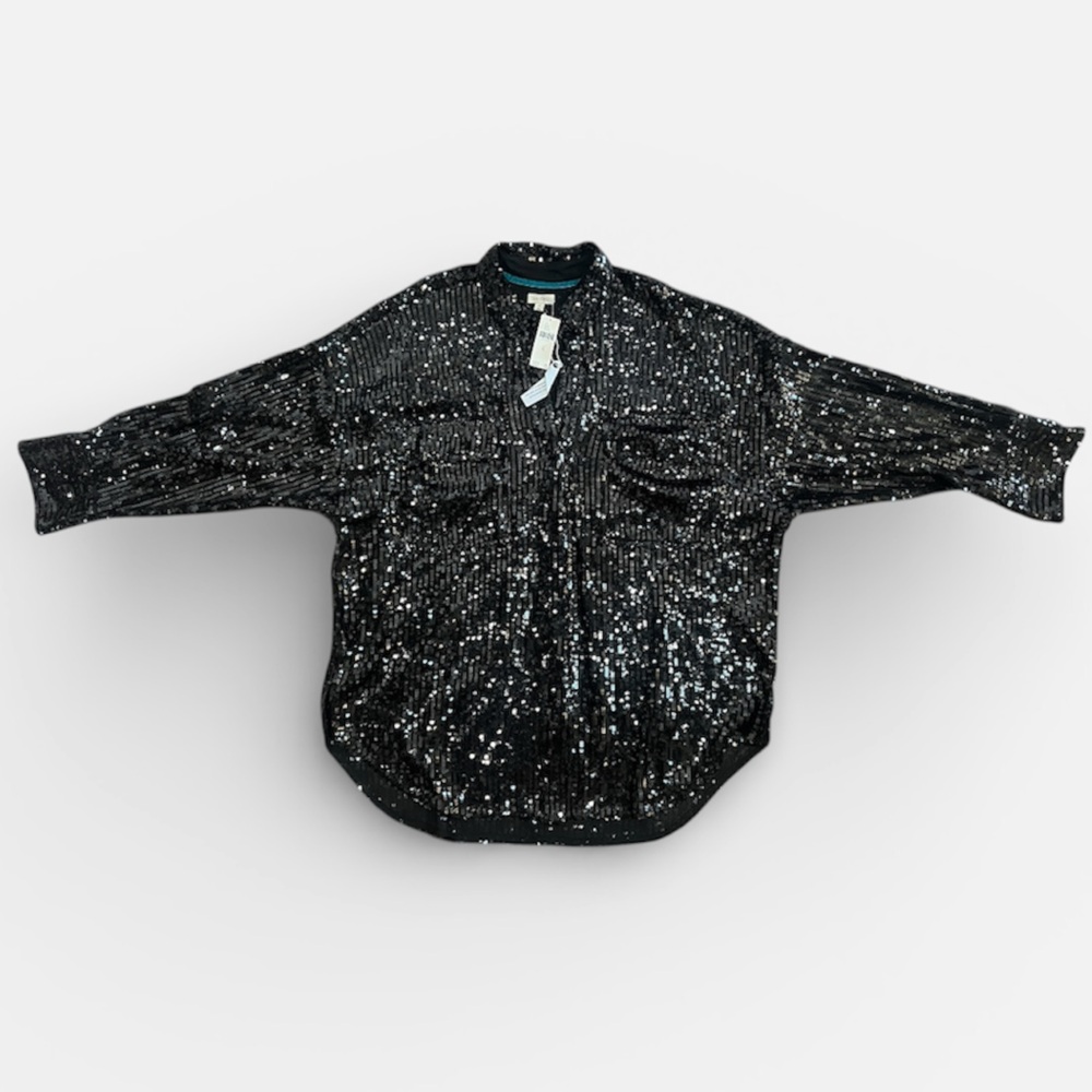 Anthropologie Pilcro Sequin Buttondown ✨ NWT • Holiday/Party